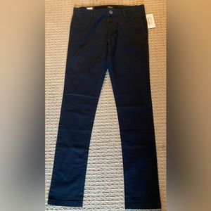 NWT. RVCA Stapler style chino. Sz 30. Navy